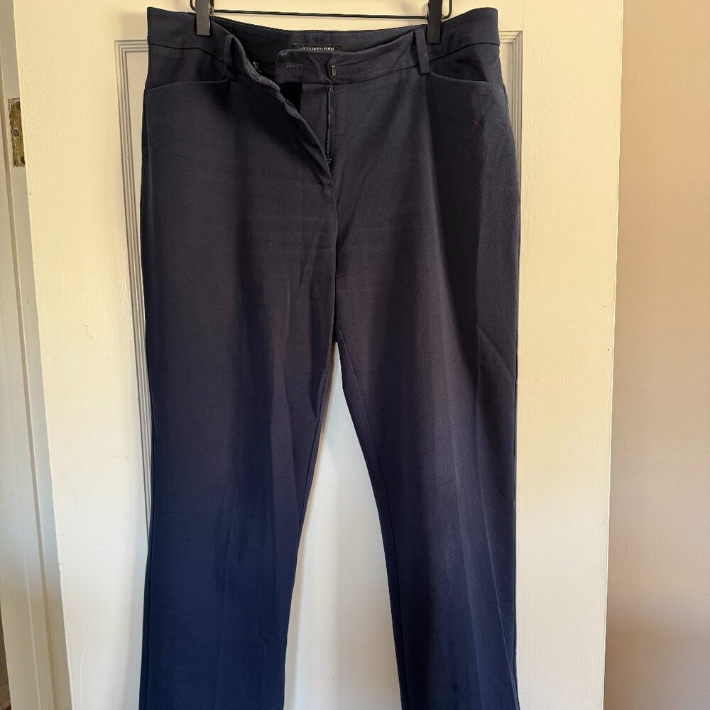Blue Mid Rise Bootcut Pant